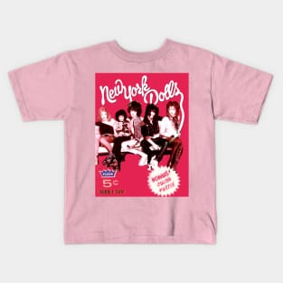 The New York Dolls 5¢ Bubble Gum Pack (with Bonus Color Puzzle) Kids T-Shirt